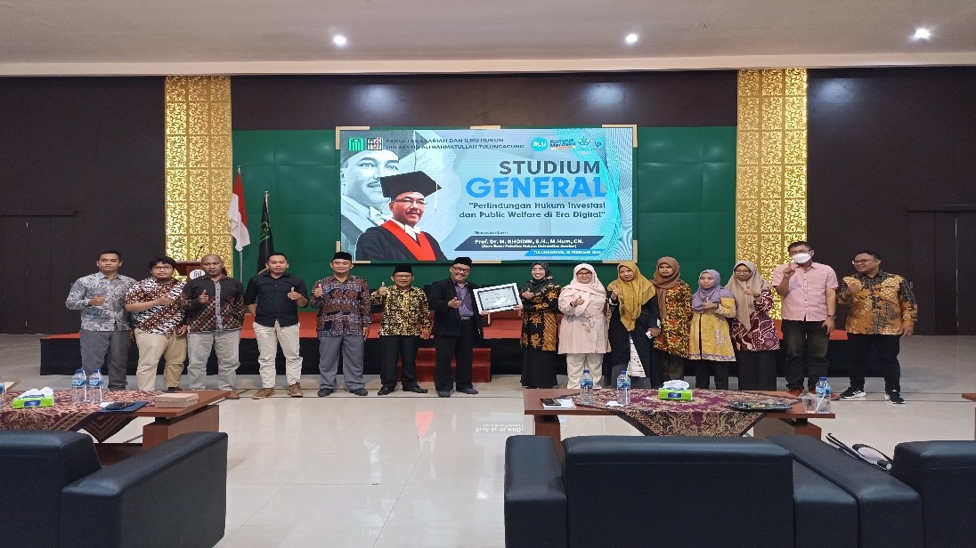 STUDIUM GENERAL : PERLINDUNGAN HUKUM INVESTASI DAN PUBLIC WELFARE DI ERA DIGITAL BENTUK OPTIMISME FASIH MENJEMPUT ERA KEKINIAN